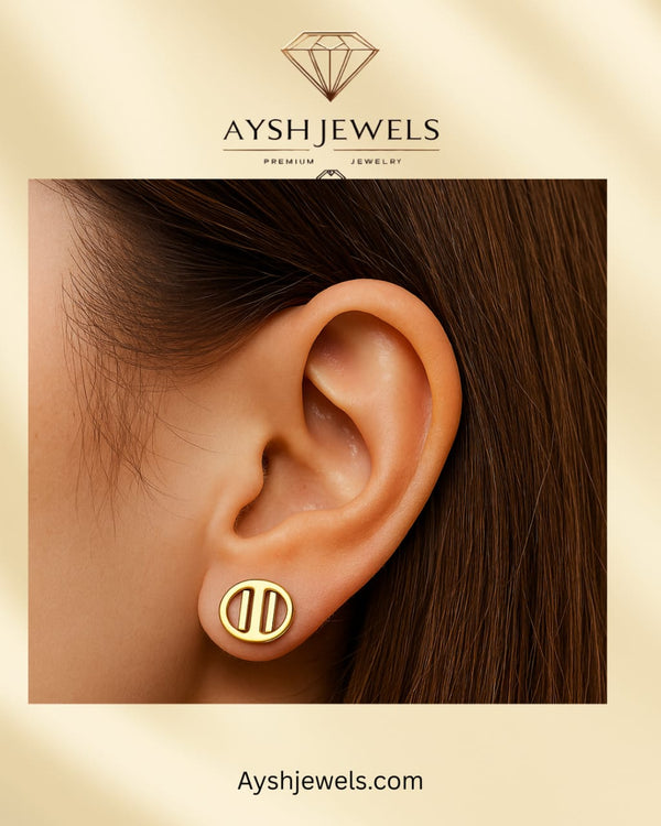 Trendy roman earrings