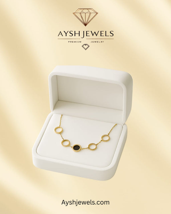 Double layers round pendant