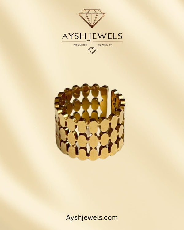 layerd chunky rings