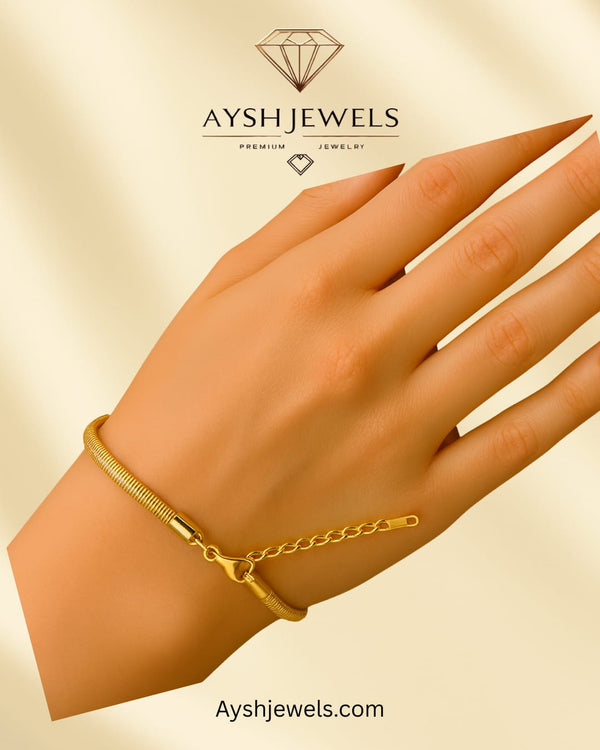 Heart anklet