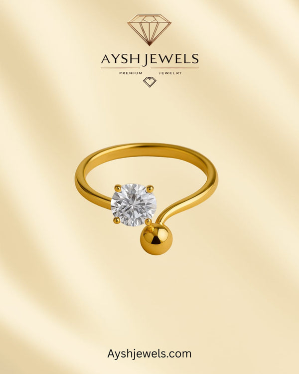 Diamond Stone Ring