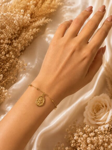 Botanical Bloom Charm Bracelet